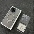thumbnail image 1 of Metal Ring Stand Matte Magnetic Case for Magsafe IPhone 15 14 13 12 16 Pro Max Plus 15Pro i15 with Lens Protector Mac Safe Cover gray For iPhone 15 Plus, 1 of 6