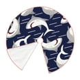 thumbnail image 3 of Bingfone Christmas Tree Skirt Mat Christmas Decoration Interior 30"-Angry Shark, 3 of 8