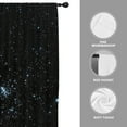 thumbnail image 4 of Outer Space Galaxy Window Curtain for Bedroom 52 x 84 Inch Rod Pocket Long Wide Kids Nebula Universe Stars Starry Psychedelic Planet Home Living Room Treatment Set of 2 Curtain Panels Drapes, 4 of 6