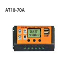 thumbnail image 3 of Yuarrent Controlador de carga solar automático de 12V 24V Controladores MPPT / PWM Dispositivo de control de salida USB dual portátil Fácil Decoración del hogar AT10-70A, 3 of 6