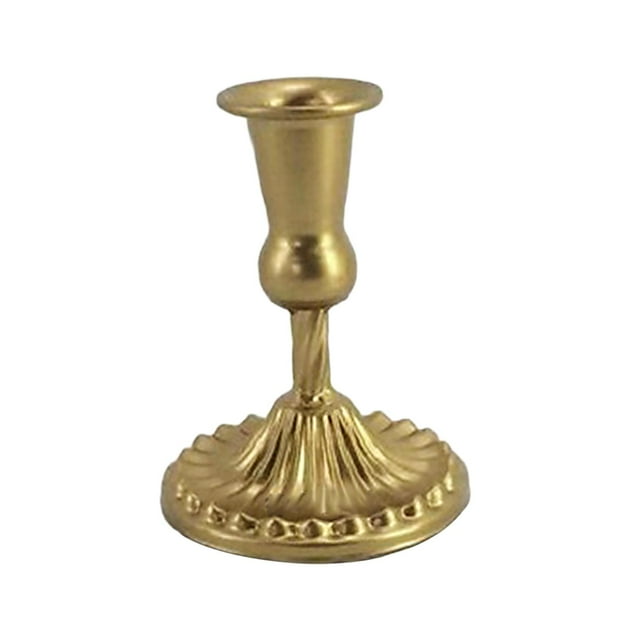 jifeng Candle Holder Candelabra Candle Stand Candlelight Tabletop Metal Candlestick for S