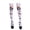 White, variant on SAZBJOJN Thigh High Socks for Women Holiday Accessories Women's Halloween Over The Knee Socks Dress‑Up Stockings for Halloween Themed Party Night Event White One Size