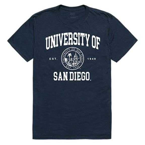 San Diego State University Seal Tee - Navy - Medium