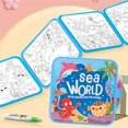 thumbnail image 5 of Mess-Free Water Coloring Book 2026 Reusable Water Painting Book Water Paint Color Book No Mess To Reveal Colors 3ml, 5 of 5