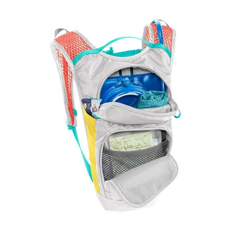 CamelBak Mini 50 oz Hydration Pack, Grey/Rainbow