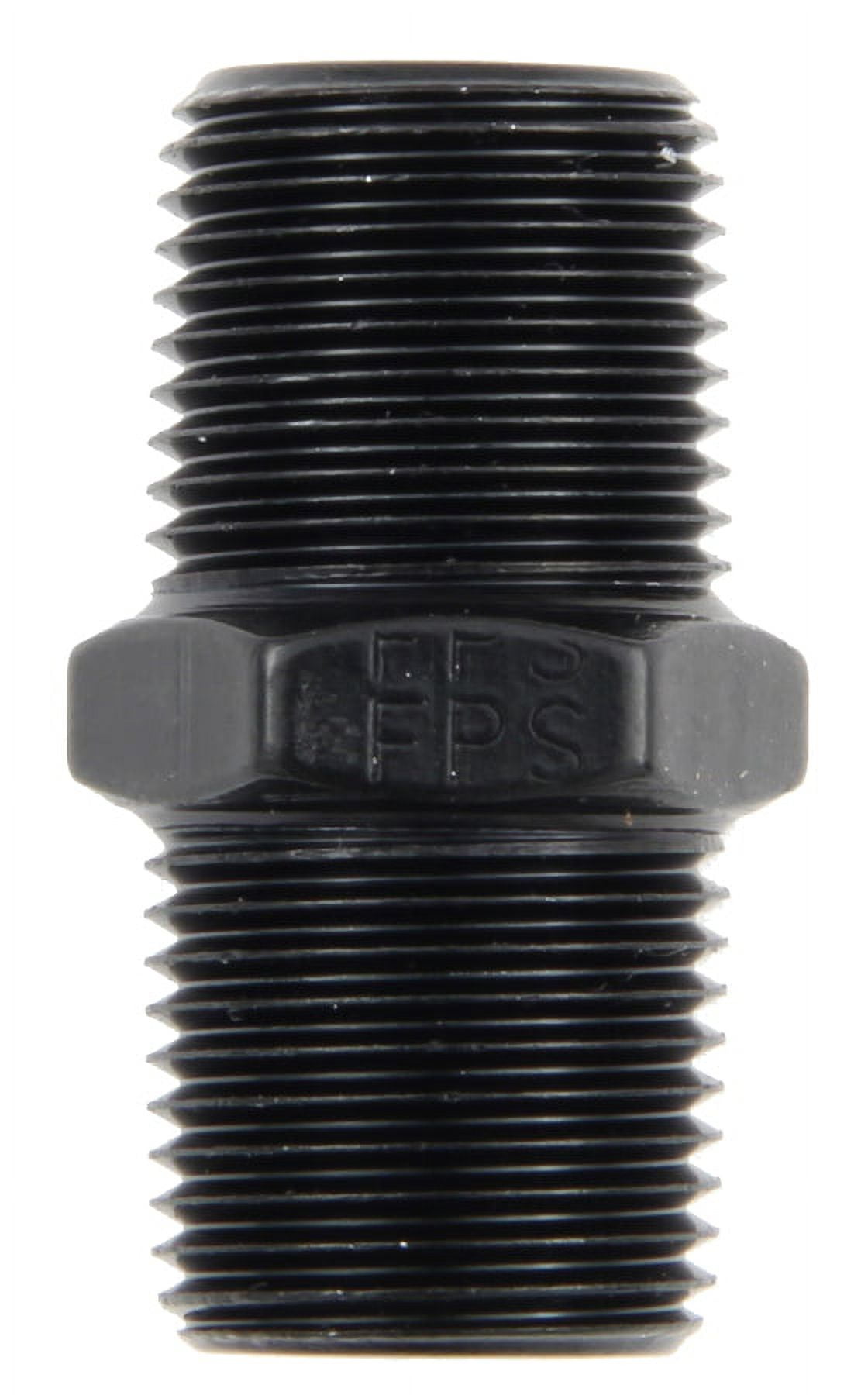 Fragola 1/2 MPT Pipe Nipple Black