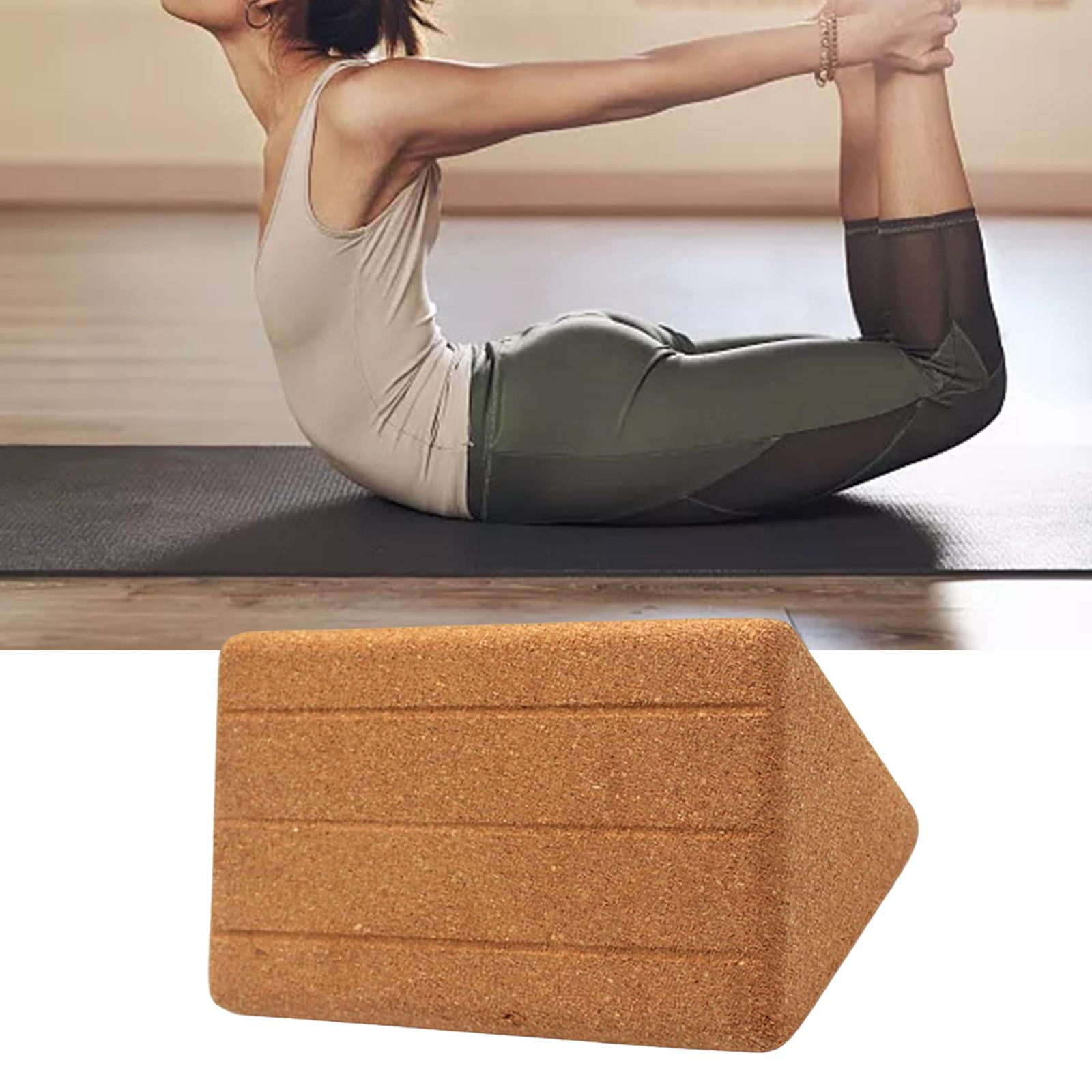 Pilates 9 x 6 x 3 Meditation DOCAKOO Cork Yoga Block 2 Pack Yoga Brick Cork Yoga Exercise Block Set Non-Slip Eco Yoga Block to Support and Deepen Poses for Yoga 