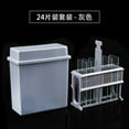 thumbnail image 4 of FOMIYES 2 Sets Plastic Microscope Slides Staining Jar Staining Slides Grey for Students, 4 of 6