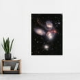 thumbnail image 2 of NASA James Webb Space Telescope Stephans Quintet NIRCam and MIRI Composite Image Five Galaxies Extra Large XL Wall Art Poster Print, 2 of 3