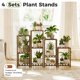 thumbnail image 5 of Soportes para plantas de madera pack de 4 para interior y exterior ideal para salón balcón y jardín, 5 of 7