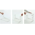 thumbnail image 3 of 2 Layers Desktop Storage Rack Organizer Detachable Double Layer Dressing Table Cosmetic Storage Holder for Bathroom Office Dorm, 3 of 8
