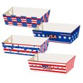thumbnail image 2 of Txlpkdyx 4pcs Disposable Paper Food Trays,Snack Boxes for 4th of July,Independence Day Party Serving Trays for BBQ,Picnic & Treats, 2 of 6