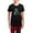 With Red Plaid Pant, variant on CafePress - Wallace Women's Dark Pajamas - Women's Short Sleeve Print T-Shirt and Pants Dark Cotton Pajama Set