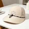 thumbnail image 5 of Levmjia Women Baseball Cap Breathable Mesh Embroidered Adjustable Drawstring UV Protection Sun Hat Outdoor Running Fishing Driving Daily Commute Casual Sports Travel, 5 of 5