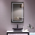 Ktaxon 40"x24" Dimmable LED Bathroom Mirror with AntiFog, Touch