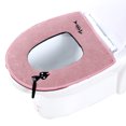 thumbnail image 1 of Muyoka Fundas para Asiento de Inodoro, Cojín/Almohadillas/Alfombra de Asiento de Inodoro Lavable con Calentador Suave con Cremallera, Cubierta de Asiento de Inodoro de Felpa Cómoda e Impermeable para Muyoka Hogar, 1 of 6