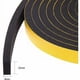 thumbnail image 2 of Cinta adhesiva sellada para puertas y ventanas, 1 rollo, 12 mm x 6 mm x 3 m, almohadilla aislante de espuma de goma, aislamiento acústico, antifrío, aire acondicionado, protección de, 2 of 5