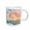 White, variant on 3drose, Pink and Blue Snail Shell Photoadaption, 11oz Two-tone Green Mug