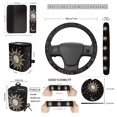 thumbnail image 7 of KUIFORTI Celestial Sun Pattern Car Seat Covers Full Set Elastic Fabrics 15 Pieces Aotumotive Interior Sets Car Air Vent Storage Organizer Wear-Resistant Easy to Install for Most Sedan Truck SUV, 7 of 7
