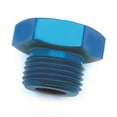 thumbnail image 4 of SpeedFX Fitting Plug/Fitting Cap 560414 Fitting Plug/Fitting Cap; Pipe Plug Fitting; -4AN; Anodized; Blue; Aluminum; Single, 4 of 4