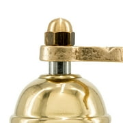 Alexander Home Greek Salt Mill, 9 Inch Tall, Manual Grinder, Brass