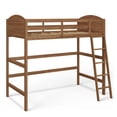 thumbnail image 4 of Mainstays Kids Twin Wood Loft Bed, Warm Walnut, 4 of 7