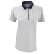 thumbnail image 1 of Anvil- Polo doble piqué semi ajustado para mujer (Blanco/Azul marino), 1 of 1