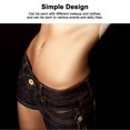 thumbnail image 2 of 2025 Latest Model 4pcs Belly Button Rings Set Dangle Barbell Stud Belly Rings ..., 2 of 5
