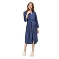 thumbnail image 3 of iHPH7 Bathrobe for Women, Waffle Robes for Women, Robes for Women, Womens Robes Clearance Sale, Long Robes for Women, Navy 3XL, 3 of 9