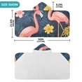 thumbnail image 4 of Yayeee Kids Hooded Towels Toddler Soft Absorbent Beach Bathing Wrap 50" x 23.5", Floral Flamingo, 4 of 5