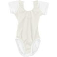 thumbnail image 3 of Dancina Cotton Kids Short Sleeve Ballet Dance Leotard for Girls, 3 of 6