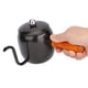 thumbnail image 3 of Cafetera de acero inoxidable para el hogar, tetera de goteo para café, tetera de pico largo de 500 ml, color negro., 3 of 11