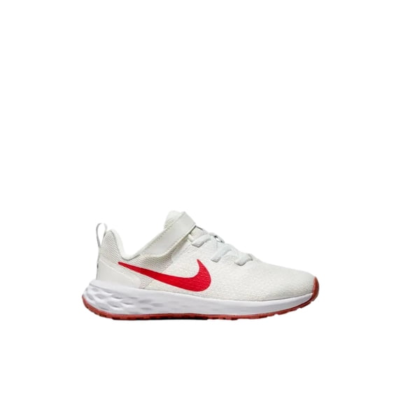 Nike Revolution 6 Next Nature Summit White / Track Red  DD1095-102 Pre-School Size 12.5