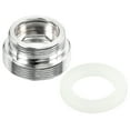 thumbnail image 1 of Adaptador de grifo macho a macho Uxcell, conector recto aerador cromado para filtro de agua de manguera M26 x M22 2, 1 of 4