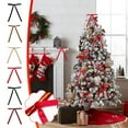 thumbnail image 7 of Zhourta 36pc Velvet Bow Christmas Tree Decor with Garland Ribbon Accents for Festive Holiday Home Decorations, 7 of 7