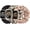 Black/Leopard/Rose Gold, variant on 3 PCS Compatible with Apple Watch Band Scrunchies 41mm 40mm 38mm Cloth Soft Pattern Printed Fabric Wristband Bracelet Women IWatch Elastic Bands Series SE 10 9 8 7 6 5 4 3 2 1, S/M