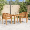 thumbnail image 1 of vidaXL Banana Chairs 2 pcs Solid Teak Wood, 1 of 6