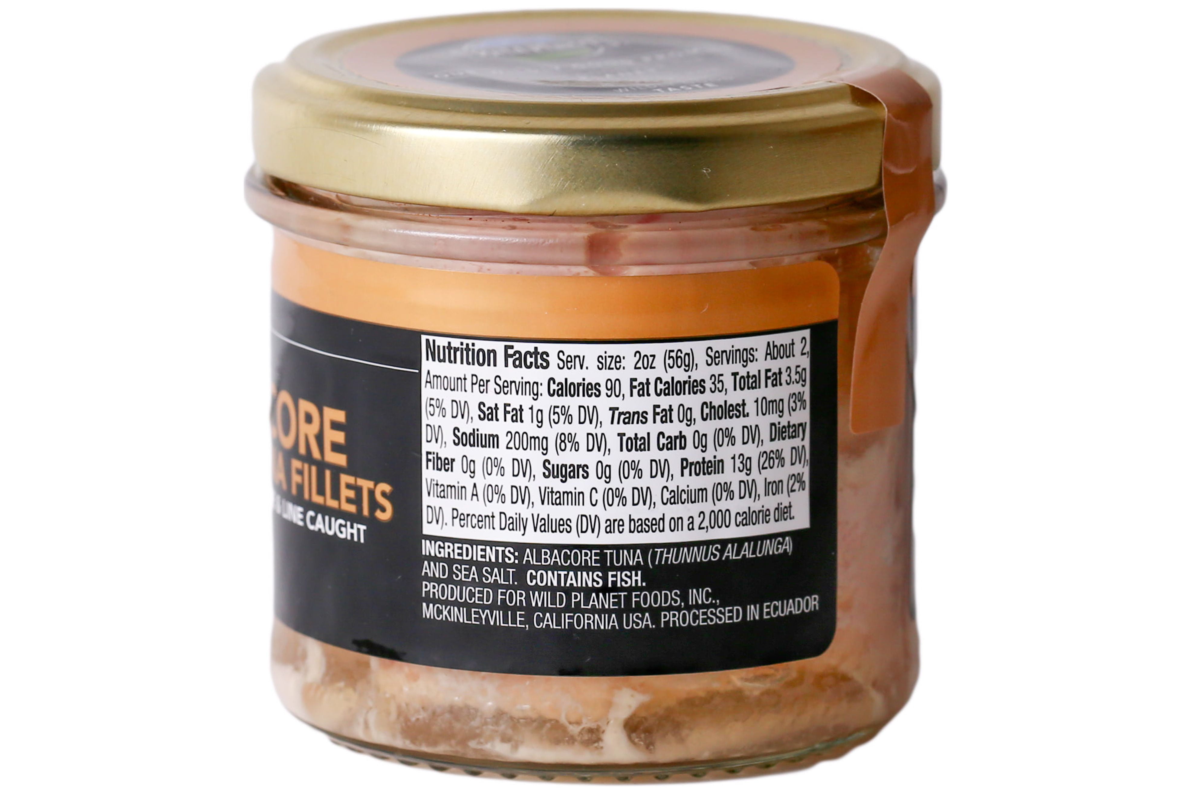 Wild Planet Jarred Wild Albacore Tuna Fillets, 4.5 Oz