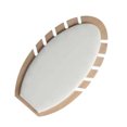thumbnail image 1 of kurtrusly Bois Collier Chevalet Présentoir Support Collier Chevalet Affichage Blanc, 1 of 9