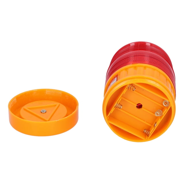 Flashing Light, Dustproof Road Barrier Lamp Red DC6V 3W For Road Barrier Light For Flash For Traffic Construction Site Light For Alarm Light