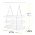 thumbnail image 4 of Whitmor 6506-9367-Wht Pop & Fold Clothes Dryer, White, 4 of 4