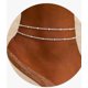thumbnail image 2 of Delicadas tobilleras con cadena mini para mujer Tobilleras minimalistas para chicas adolescentes Tobilleras de moda para mujer, 2 of 5