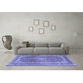 thumbnail image 3 of Ahgly Company Indoor Rectangle Medallion Blue Traditional Area Rugs, 8' x 10', 3 of 4