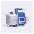 thumbnail image 2 of Air Vacuum Pump 2PA Ultimate Vacuum Air Conditioning Refrigeration Vacuum Pump FY-1H-N Mini Portable Vacuum Pump ,Widely Use, 2 of 6