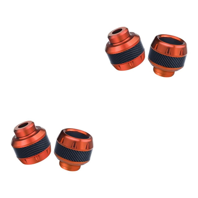 Guardoinrt Lot de 2 Protecteurs de Moto en Alliage d'Aluminium Pièces de Rechange Coussinets de Fourche avant Modification de Crash Course Orange 2Ensemble