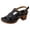 Black, variant on Women's Heeled Sandals Open Toe Chunky Heels Adjustable Ankle Strap Hollow out Soft Leather Dress Shoes Ladies Summer Casual Footwear Beige Size 8