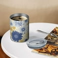 thumbnail image 3 of 12oz Coffee Tumblers Pioneer Flower Stainless Steel Vacuum Insulated Travel Tumbler Coffee Cups Mug with Lid and Straw with Cleaning Brush for Cold & Hot Drinks, 3 of 5