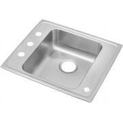 Elkay Lustertone DRKAD2220654 Single Bowl Top Mount Stainless Steel Classroom ADA Sink