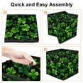thumbnail image 4 of Saint Patrick's Day Large Capacity Foldable Storage Baskets with Handle, 10.8"x10.5"x10.6", Toy Storage Cube Organizer Storage Containers, 4 of 6