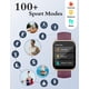 thumbnail image 4 of Reloj inteligente RUIMEN H1 de 1,8 pulgadas para hombre y mujer con 2 correas, color morado, 4 of 7